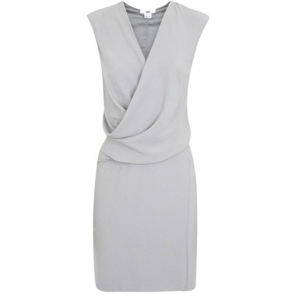 Helmut Lang Gray Midi Dress
